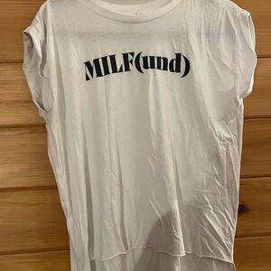 Bella Canvas White Tee with Black Graphic Print